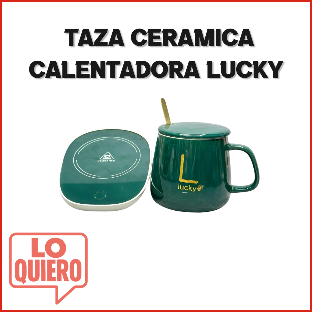 TAZA CALENTADORA LUCKY