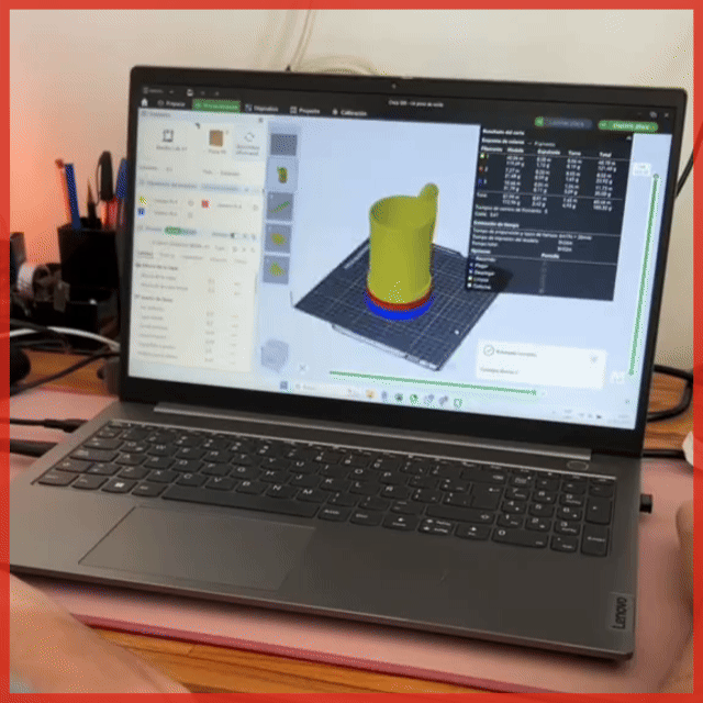 VASO CHOP 3D PERSONALIZABLE - LO QUIERO