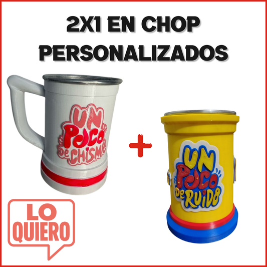 PROMO 2X1 CHOP PERSONALIZADOS - LO QUIERO