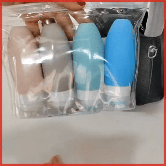 SET BOTELLA DE VIAJE  SILICONA