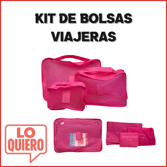 KIT BOLSAS VIAJERAS