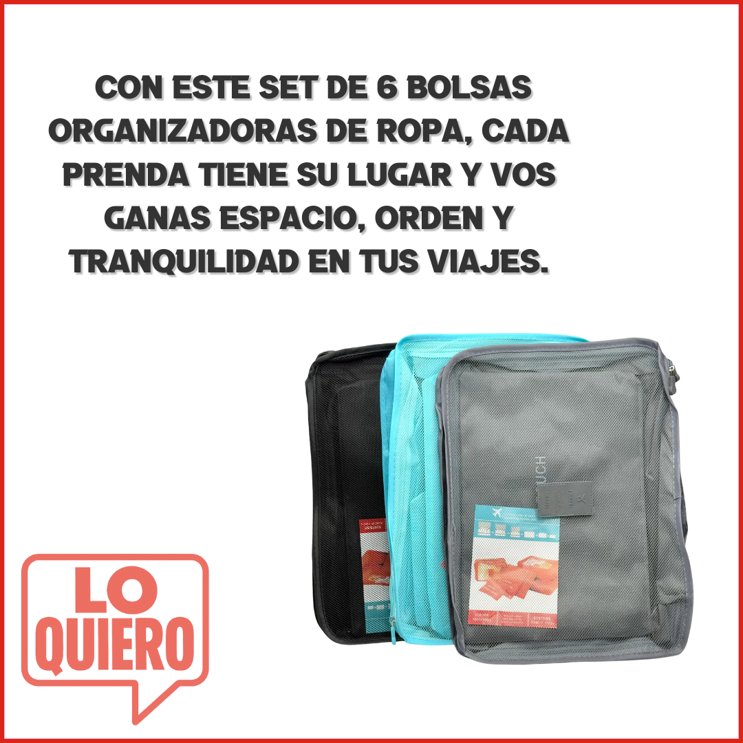 KIT BOLSAS VIAJERAS