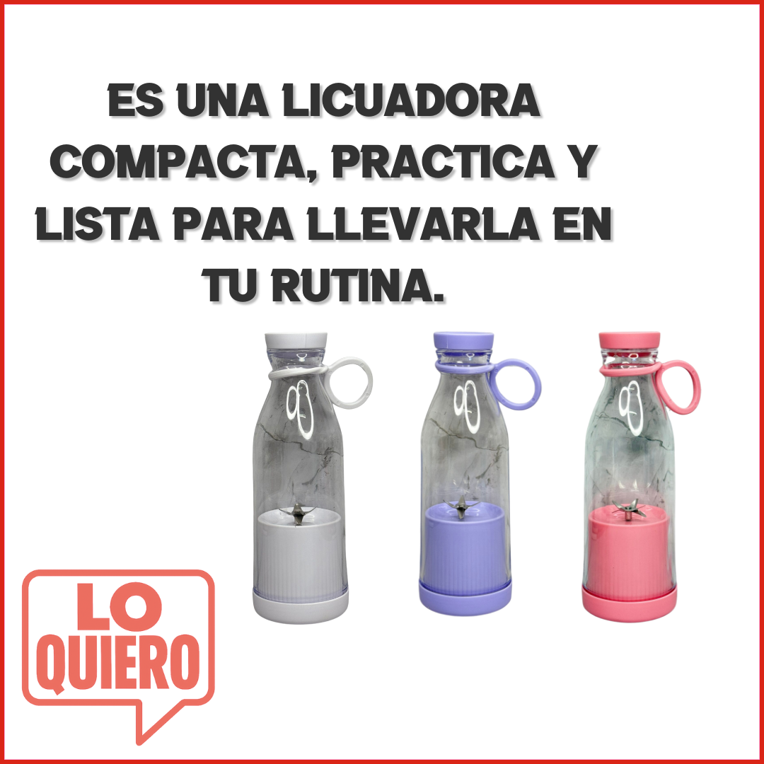 BOTELLA LICUADORA DE 6 CUCHILLAS