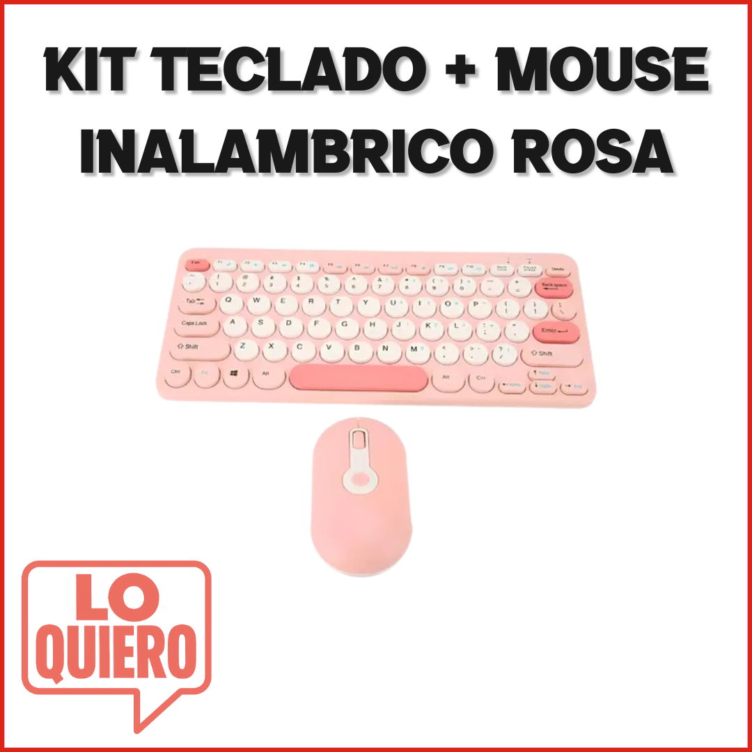 KIT TECLADO + MOUSE INALAMBRICO